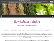 Tablet Screenshot of flow-lebenstraining.ch